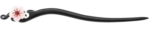 Spillone per Chignon in Legno Marrone, Rotondo, Elegante | Robusto e Leggero, Bordi Lisci e Arrotondati, Non Aggancia i Chioma, Stile