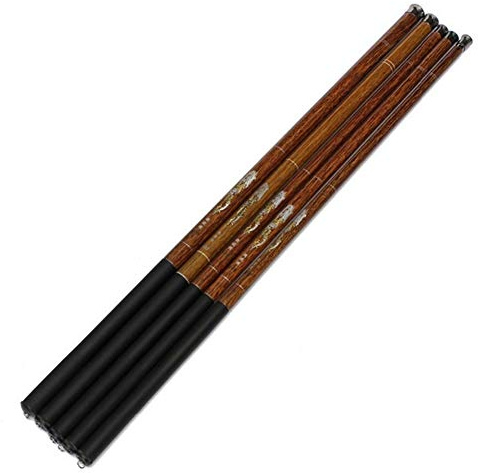 Angelrute, Teleskoprute, Teleskopangel Ultraleichte Hart Stream-Hand Pole Carbon-Faser-Casting Teleskop Angelruten-Fischerei-Gerät(5m)