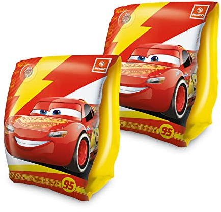 Mondo Toys - CARS Arm Bands - Sicherheitsarmlehnen für Kinder - Material PVC - geeignet für Kinder von 2 bis 6 Jahren mit Gewicht 6 - 20 kg - 16241