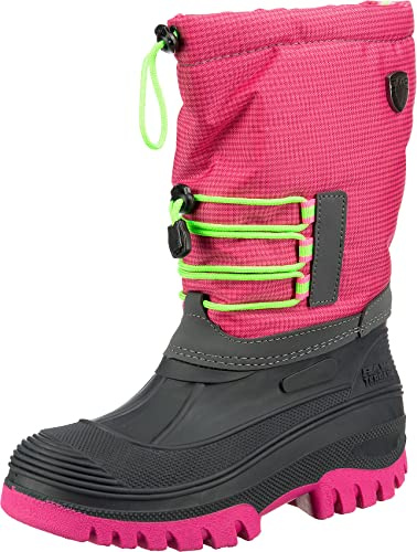 CMP Kids Ahto Wp Snow Boots Botte de neige, Rose Fluo, 27 EU