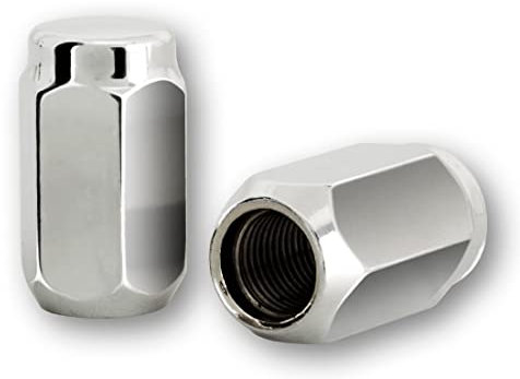 24 Radmuttern chrom 14x1,5mm Nuts Muttern mit 60° Konus - Schlüsselweite : 19mm
