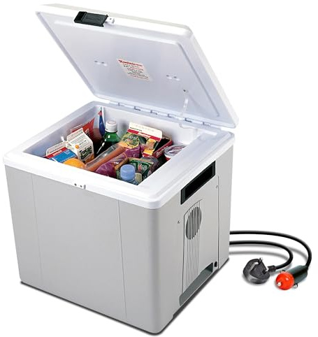 Koolatron 12V Iceless Cooler & Warmer – Portable 29 qt Electric Cooler/Nevera Portátil Eléctrica for Car Truck Camper Boat Hard Sided Mini Fridge for Camping Picnic Travel Lunch Food Drinks Office