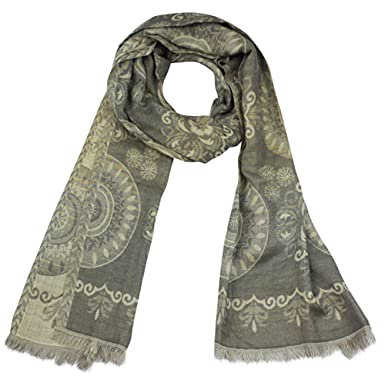 Sunsa Damen/Herren Schal, weich Winter Halstuch aus Baumwolle & Viskose. Große Unisex Herbst Winterschal. Tücher & Schals als Geschenkidee für Männer oder Frauen