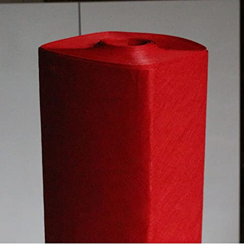 Yimihua Rot Filz Stoff 85 cm breit Filzstoff Bastelfilz Farbig Filz Blätter Vliesstoff Kinder DIY Zubehör zum Handwerk Nähen Projekte 1mm Thick(Size:85 * 200cm)