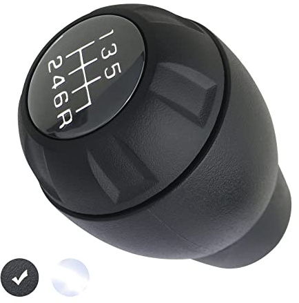 APPERFiT Shift Shifter Knob for Manual Transmission Black Compatible with Jeep Wrangler JK 2011 2012 2013 2014 2015 2016 2017 2018 Gear Shifter
