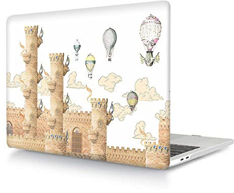 Hülle Case Kompatibel mit Neues MacBook Air 13,6 Zoll 2022 Freisetzung M2 A2681 mit Liquid Retina Display Touch ID, Ultradünne Plastik Hartschale Schutzhülle, Schloss