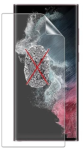 2 Stk Matte Hydrogel Film für Samsung Galaxy S22 Ultra 5G 6.8 | Anti-Fingerabdruck Anti-Glare Bildschirmschutz Flexibel Gel Film Explosionssichere TPU Anzeige Kein gehärtetes Glas