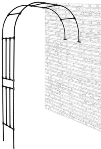 LIYI929GP Rosenbogen Garten Halbbogen, Rankhilfe Halbbogen Verzinkt RosenHalbbogen, Wetterfest Pergola Spalier Rankhilfe Pflanzen Klettergerüst Rack, Leicht Tragbar, Leicht Zusammenzubauen Torbogen