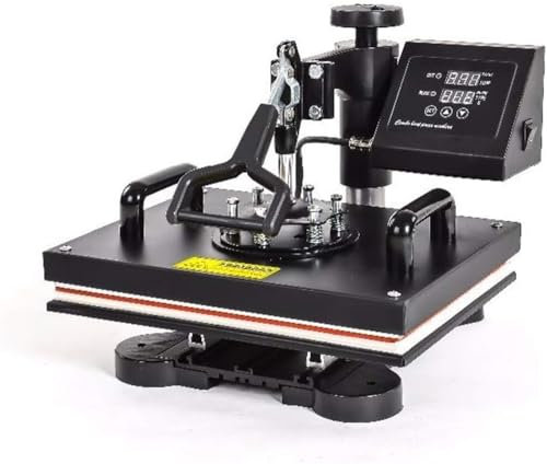 CHIPEL Machine de Presse à Chaud, Machine combinée 9 en 1 de Transfert de Chaleur/Sublimation 110V-240V, imprimante par Sublimation for Tasse/Casquette/t-Shirt Et(UK)