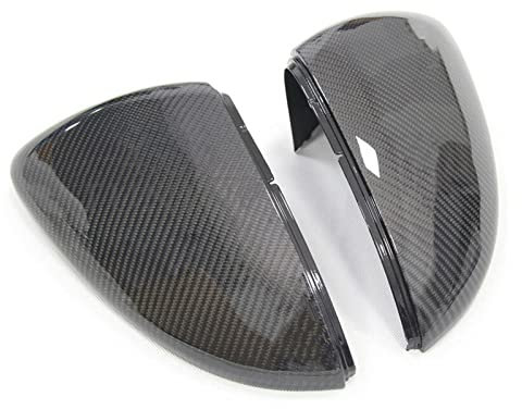 Rückspiegel Abdeckung Für VW Für Golf 7 Für MK7 Für GTI R 2014-2020 Carbon Faser Auto Außen Rückansicht Kappe Reverse Shell Spiegel Abdeckung Auto Spiegelkappen