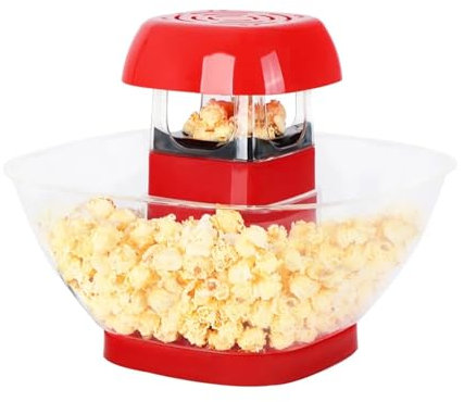 Máquina de Palomitas Máquina eléctrica portátil for hacer palomitas de maíz, 1200W, aire caliente, máquina for hacer palomitas de maíz, escritorio de cocina, Mini fabricante de maíz DIY Palomitero