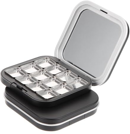 IWOWHERO Lidschatten-Make-up-Organizer 2 Magnetische Leere Palettenschalen Für Kosmetikreisen