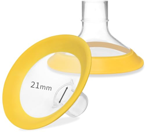 PumpMom-us Boucliers de poitrine de 21 mm compatibles avec les pièces de tire-lait Medela, accessoires de bride de rechange pour PersonalFit, Freestyle, Harmony, PersonalFit Flex