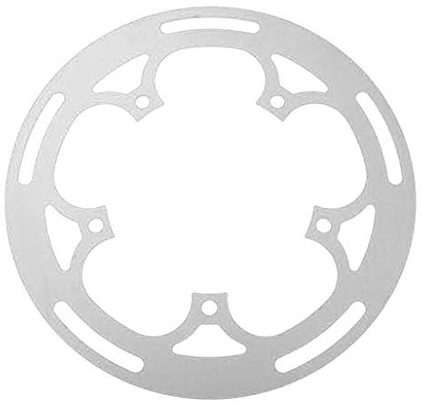 KBOLAE Road Bike Bicycle Chainring Guard - BCD130 52T Chain Ring Protector Silvery