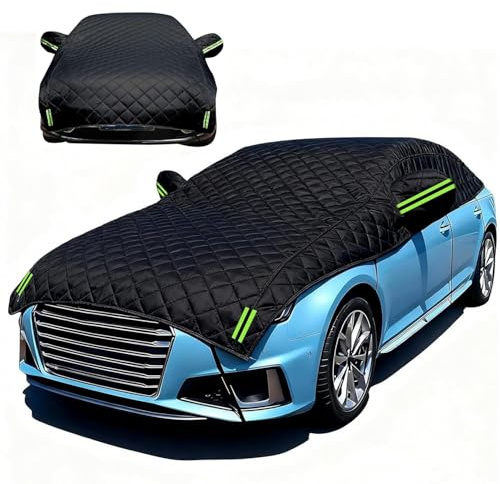 Halbgarage Gemacht für Tesla Model S Plaid Plus 2021, Hagelschutzplane Auto,Autogarage Abdeckung Hagelschutz,Auto Abdeckplane Winter wasserdichte Outdoor zjy1065q