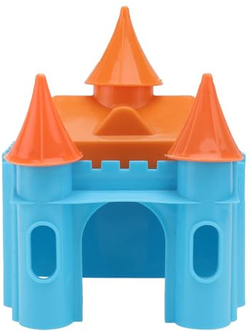 iplusmile Kleintier Hamsterversteck Kunststoff Haus Halboffenes Hamsterbett Kleintierkäfig Schlafhaus für Hamster und Kleine Nager Zufällige Farbe