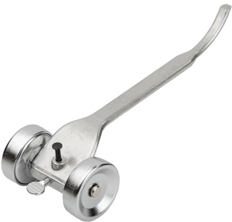 Roughneck Brick Joint Raker – Adjustable Depth Control, Large Hardened Steel Wheels & Contoured Grip Mortar Removal Tool with Hardened Steel Wheels & Ergonomic Grip