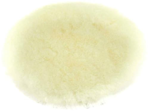 ALCLEAR Premium Lammfellpad Ø 150mm, Natur, schleift und poliert den Autolack, Abtragsstärke 9/10