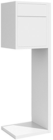 Stand cassetta delle lettere, Cassetta della posta design Hermes Bianco – bravios