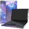 Alapmk Diseñado Especialmente La Funda Protectora de Cuero de PU para 14 Lenovo ThinkPad T14 T14s P14s T490 T495 T495s T490s T480s/ThinkPad P43s Ordenador portátil (Not fit thinkpad T480),Galaxy