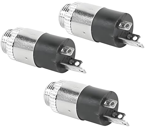 Fafeicy 20 Stück 3,5mm PJ-392 Stereo Klinkenbuchse mit Schraubmutter für Schalttafelmontage und einfacher Lötverbindung für Audio Video Geräte Computer Fernseher