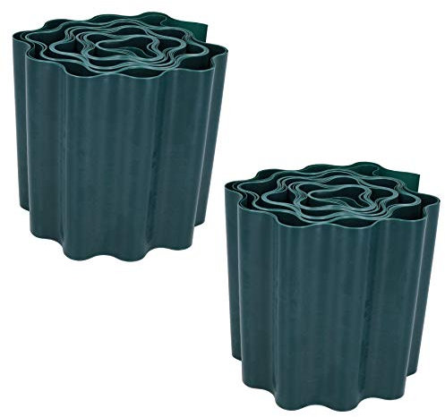 AB Tools-Green Blade Bordure de pelouse en plastique souple - Rouleau de 18 m x 15 cm