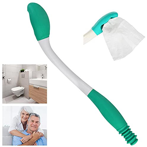 BUENTYA Toilettenhilfen zum Abwischen Des Gesäßes Lange Reichweite WC Hilfsmittel Easywipe Abwischhilfe Toilette Po Toilettenhilfsmittel Werkzeuge 38,1cm Tissue Grip für Senioren Toilettenhygiene