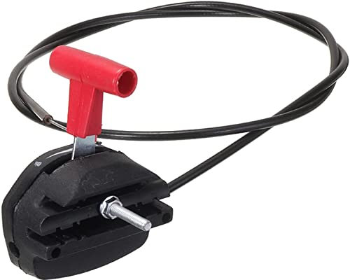Luxuypon Kit de câble de contrôle d'accélérateur universel pour tondeuse à gazon de 142 cm - Convient pour poignée de tondeuse à gazon de jardin - Outils électriques de rechange