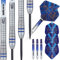 Unicorn World Champion Natural Dartpfeile, blau, 21 g