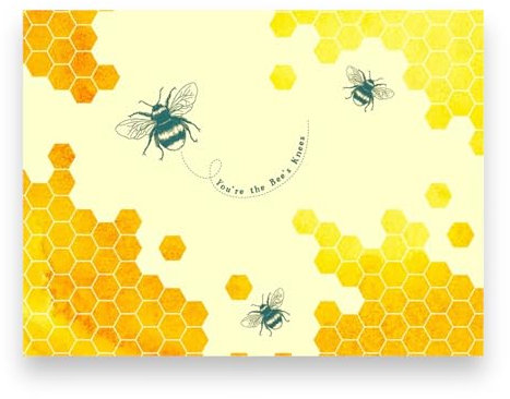 Tempered Glass Chopping Board Bee Cutting Boards Chef Kitchen Bee’s Knees Worktop Protector