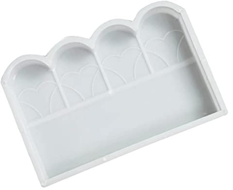 Uonlytech 1pc Garten Einfassung Grenze Zaun Form Hof ​​zaun Form Kunststoff Beton Ziegel Zement Form Für Zaun Schiene