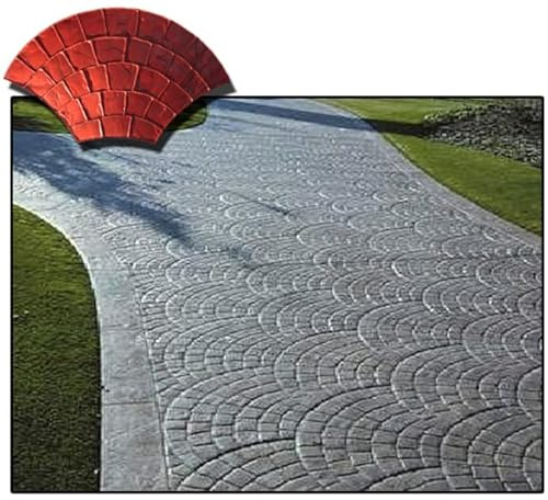 Molde de hormigón impreso imitacion Abanico - Moldes Hormigon Impreso Tematización (FLEXIBLE, 118x70 EUROPEO)