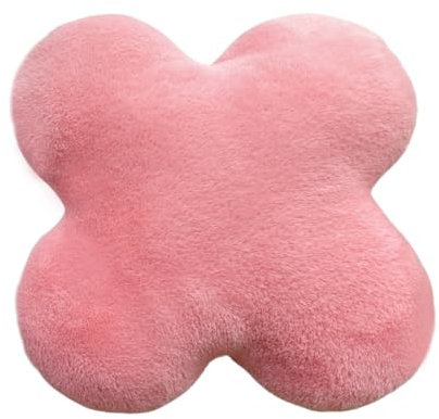 Herfair Blumen Kissen Kuschelkissen Kinder, Blumenkissen Dekokissen Kinderzimmer Decor, Kinder Kopfkissen Kissen Zierkissen, Plüsch Kinderkissen für Kinderzimmer Sofa Dekoration (Rosa,60cm)
