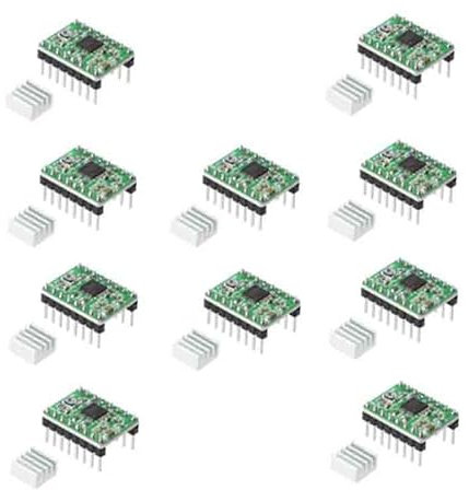 10PCS A4988 stepper motor driver module