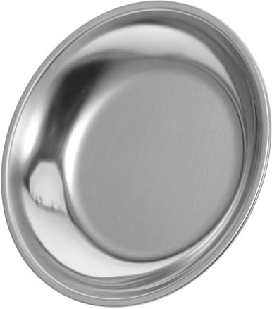 ABOOFAN Stainless Steel Tea Bag Tray Coaster for Cups Saucers As Drip Trays Tea Coasters Drink Mats for Hot Beverages