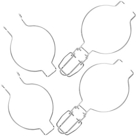 Gatuida 2 Piezas Cestas De Alambre para Frascos Soportes De Rosca para Frascos De Vidrio Cierre De Sellado para Tarros De Vidrio Hebilla Sellada