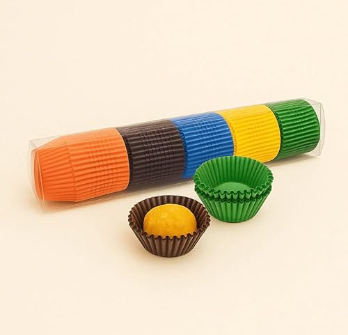 Pirottini per Muffin e Cupcake, 5 cm, Colori Assortiti, Confezione da 1000 Pezzi