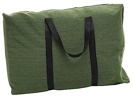 YARNOW Große Reisetasche für Reisen und Umzüge mit Großer Kapazität aus Canvas mit Henkeln Olivgrüne Wochenendtasche Zufällige Farbe
