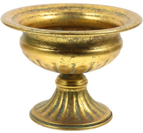 Abaodam Retro Blumentopf Aus Eisen Dekorativer Blumenhalter Für Wohnzimmer Balkon Und Garten Für Kleine Bis Mittelgroße Pflanzen Innen Und Außen 6.30 Zoll