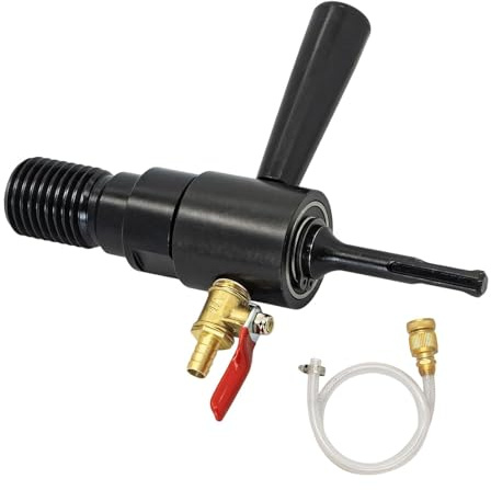 Baoblaze Kit Adattatore per Trapano Accessori Facile Da Installare con Tubo di Ricambio Adattatore per Carotatrice Adatto All'acqua per Punte a Corona, Manico rotondo