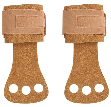 kesurpae Ensemble 2 pièces avec Bandeau et poignées. Équipement de Gymnastique athlétique. Tissu, Convient pour aux Filles et pour aux Enfants, Brun, Taille Unique