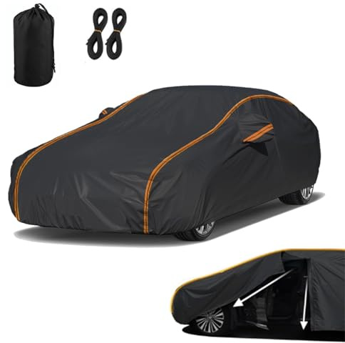 Car Cover SUV Waterproof for MG HS SUV 2018-2025,Car Cover For Winter, Side Opening, Breathable, Anti-UV, Windproof, Rainproof, Snowproof And Dustproof