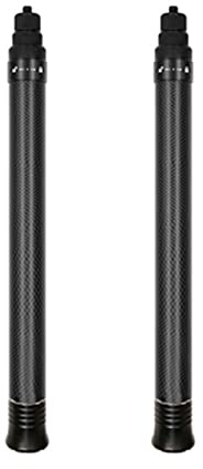 Janasiba 2 barras de extensión invisibles ultraligeras de fibra de carbono, ajustables para X2 / ONE R/Selfie