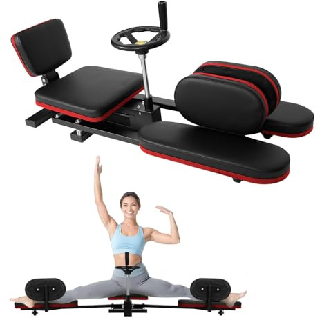 XTHAPY 550 LBS Stainless Steel Stretch Machine, 240° Rotation Split Machine, Leg Stretcher Machine with Silent Wheels, Leg Stretcher for Home/Gym/Yoga/Dancers, Split Machine for Flexibility