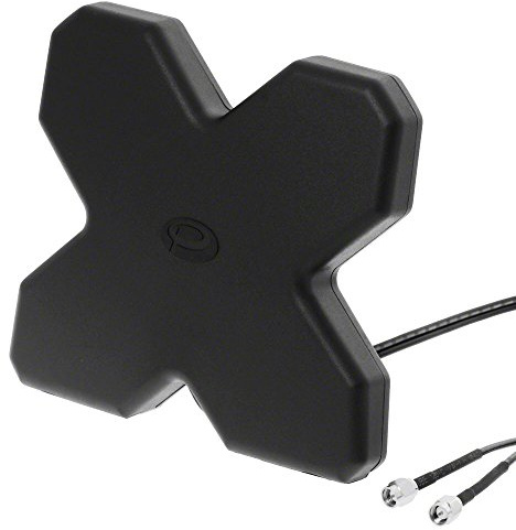 Panorama DMM-7-27-2SP portable MiMo LTE-Antenne 2 x SMA Stecker + 2m Kabel für Huawei Speedport Hybrid