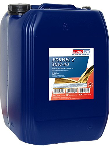 EUROLUB FORMEL 2 SAE 10W-40 Motoröl, 20 Liter
