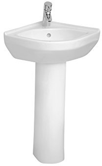 Vitra S50 Corner Washbasin, 1 Tap Hole, Basin Only 565mm Wide, White - Flush Bathrooms