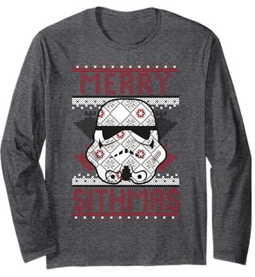Star Wars Stormtrooper Ugly Noël Sweater Manche Longue