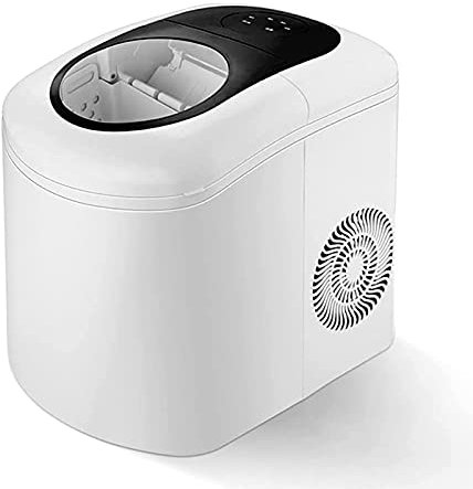 NCRD Encimera de Fabricante de Hielo,39.6 lbs 24 Horas,9 Cubos listos en 6mins,máquina de Hielo eléctrica portátil,for la casa de la Oficina de la Oficina de la Cocina.