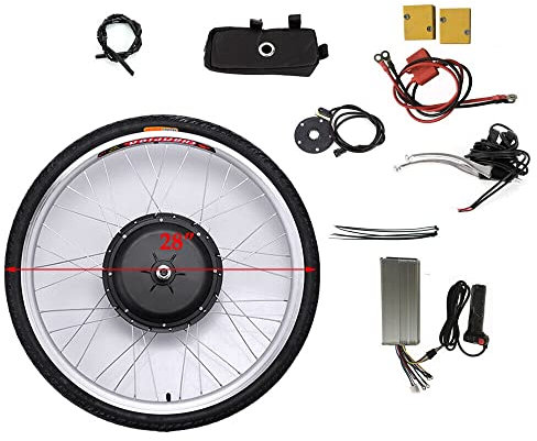 kangten E-Bike Conversion Kit 28'' Vorderrad Umbausatz für Vorderrad 48V 1000W Elektro-Fahrrad Kit Elektrofahrrad Umbausatz